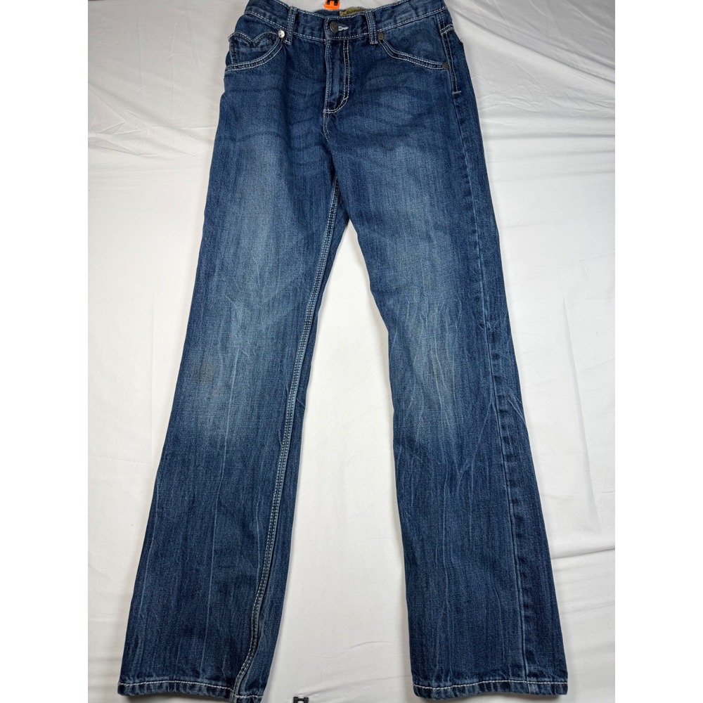 Wrangler 20X Boys Relaxed Fit Jeans Medium Wash Blue Denim Size 16 Regular